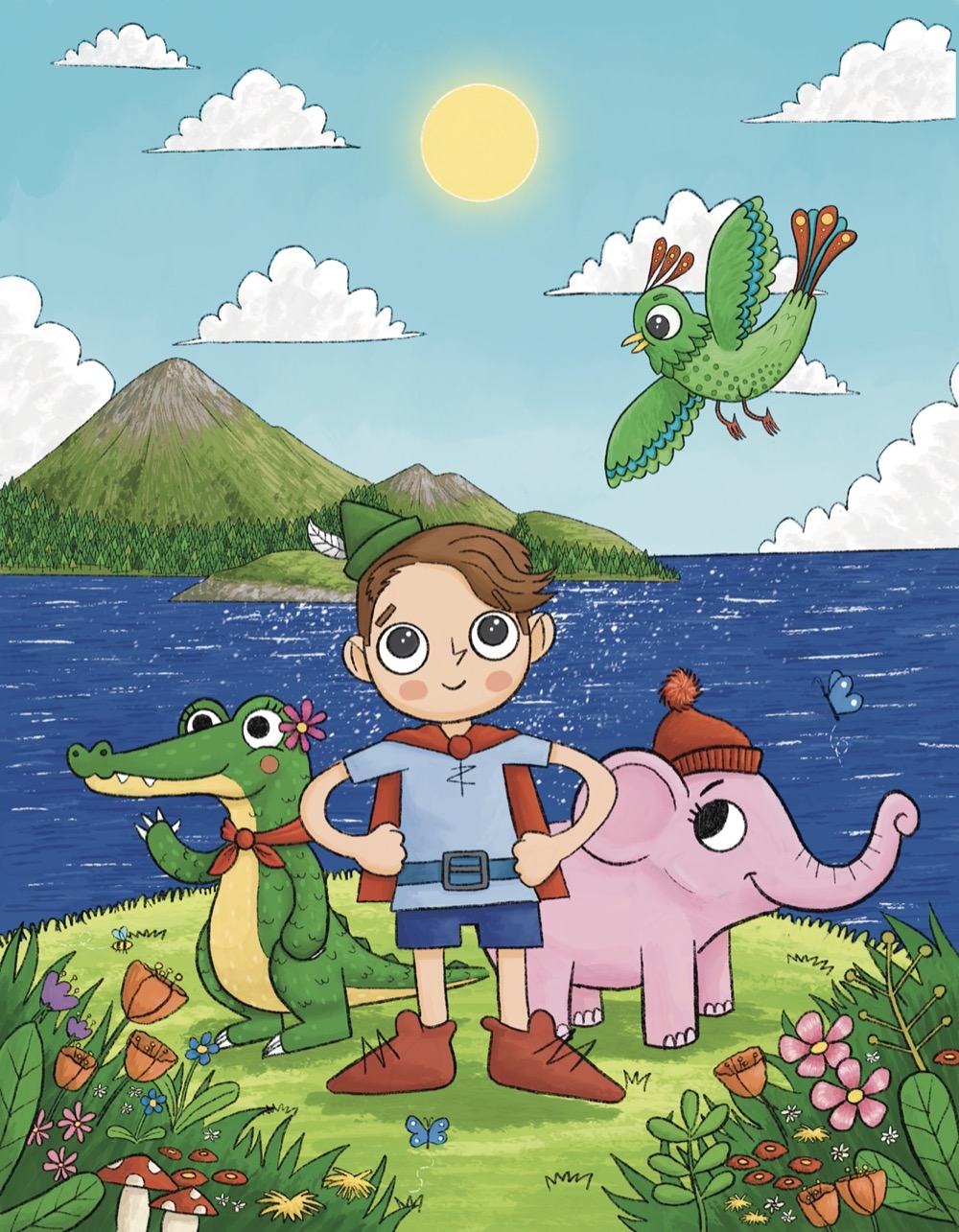 Peque el Gigante con sus amigos en la tierra de los gigantes